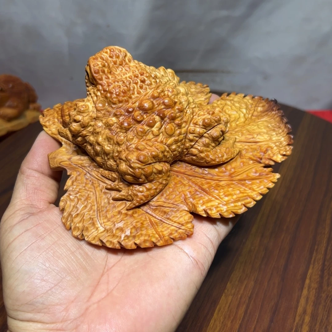 用***4柏木（崖柏）崖柏手工雕刻呱呱
