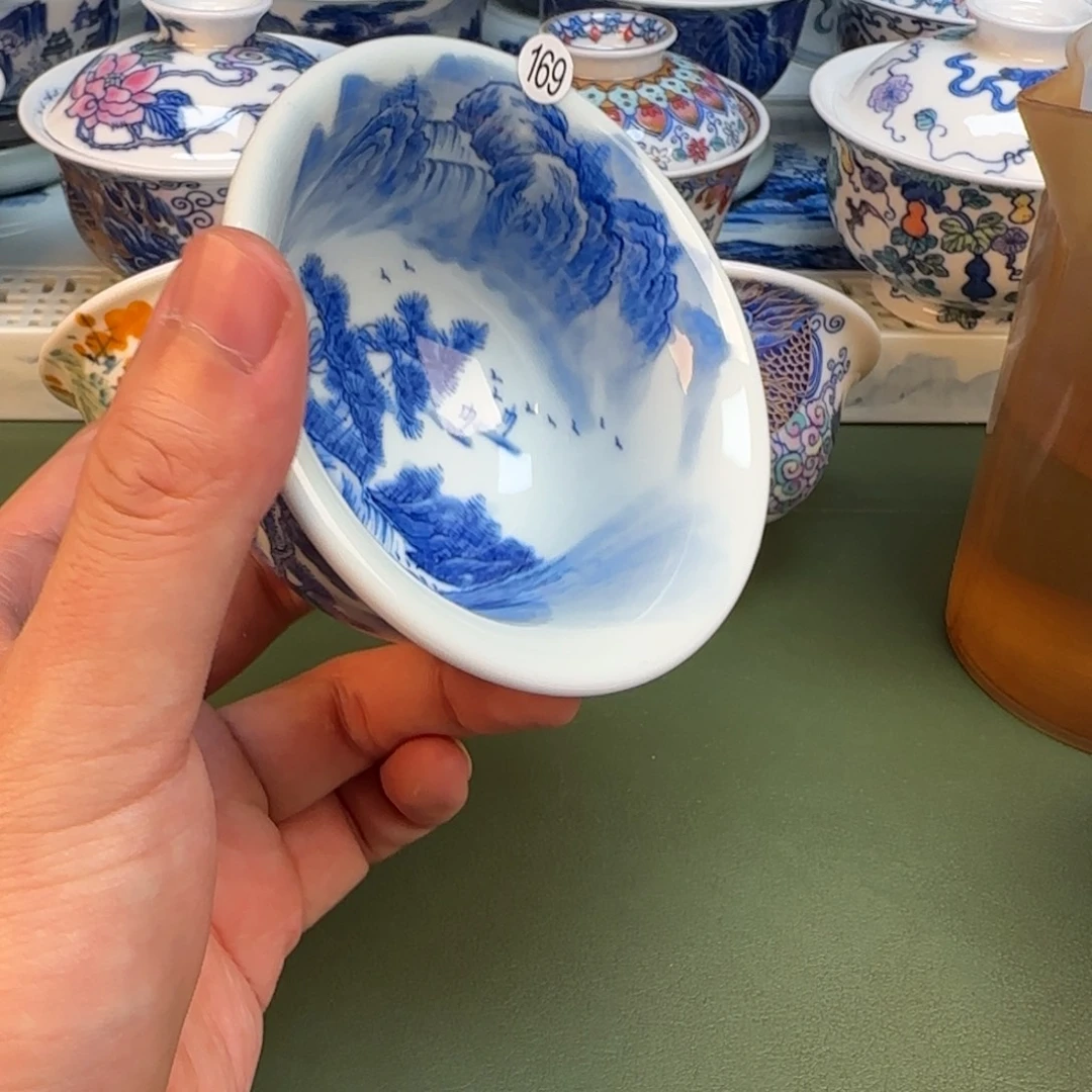 彦祖纯手工手绘茶具169