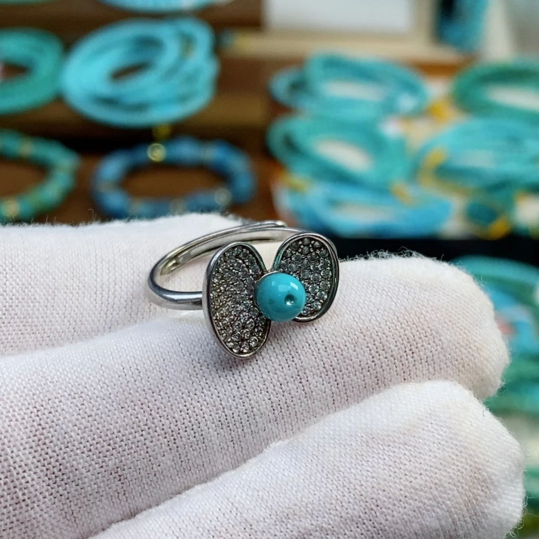 未镶嵌绿松石戒指