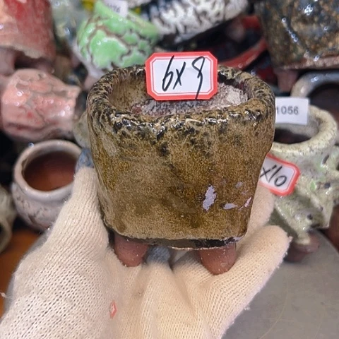 粗陶花盆手工花盆制作就这样