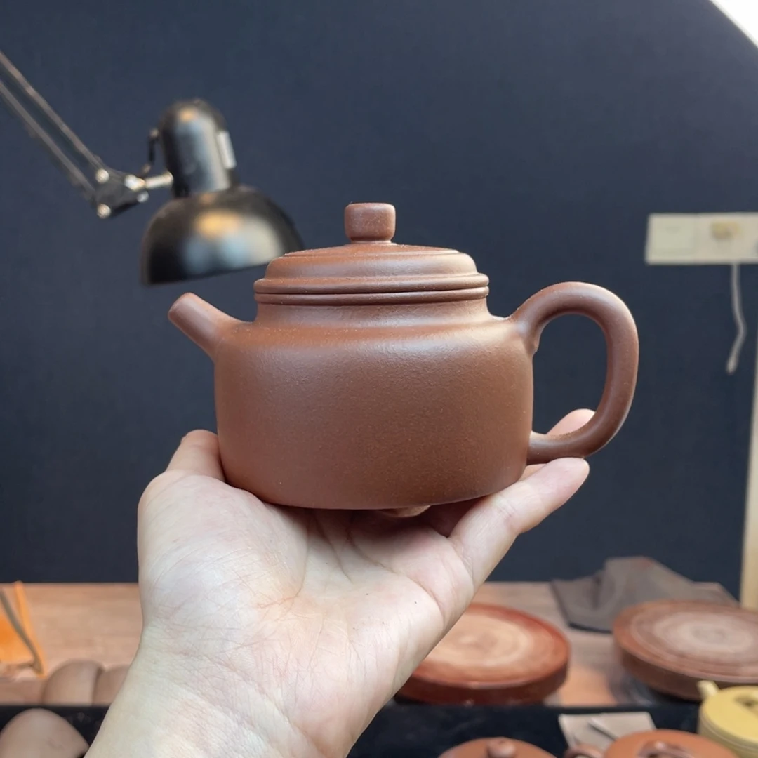 茶壶紫砂全手工底槽清德钟200cc
