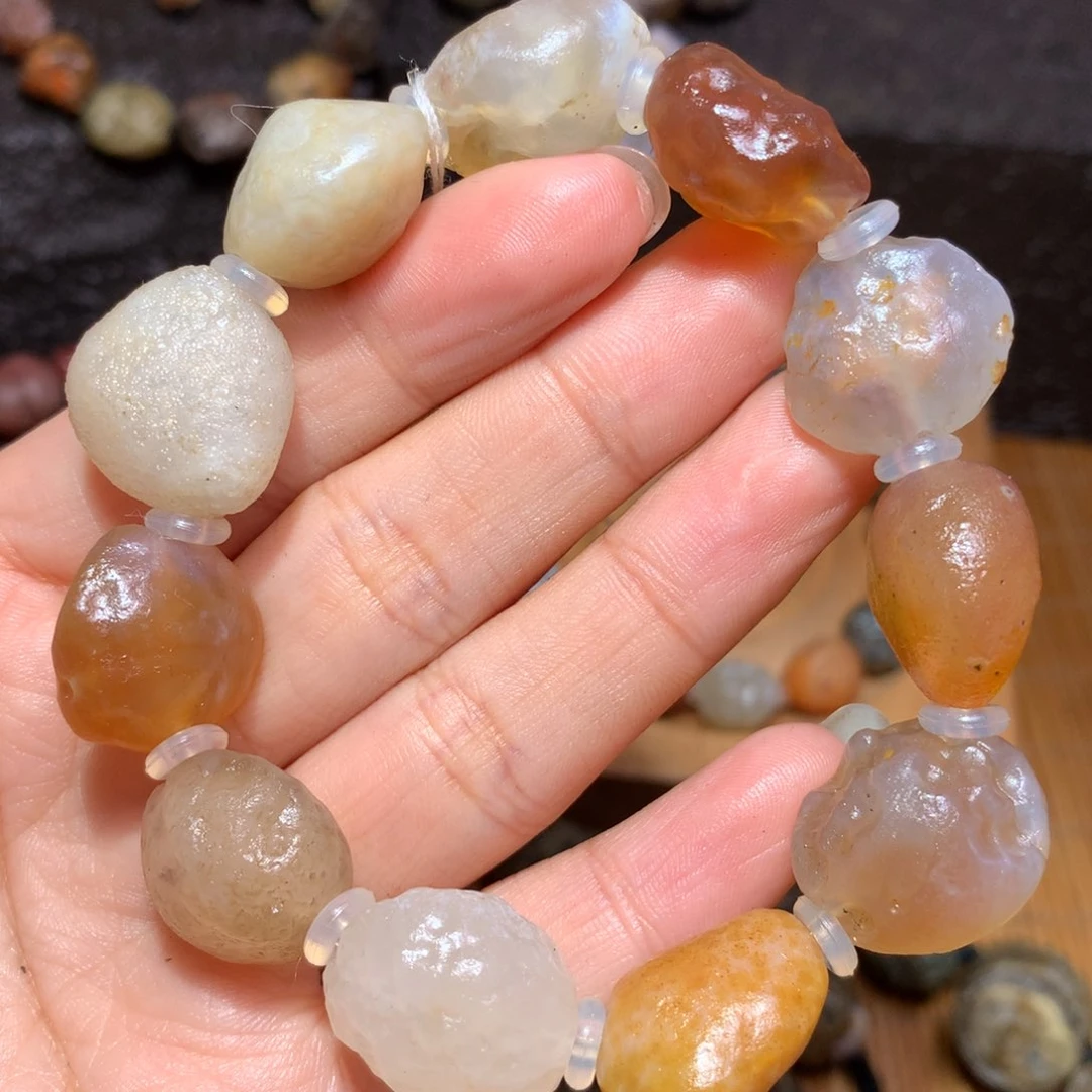 未镶嵌玛瑙/玉髓珠宝半成品