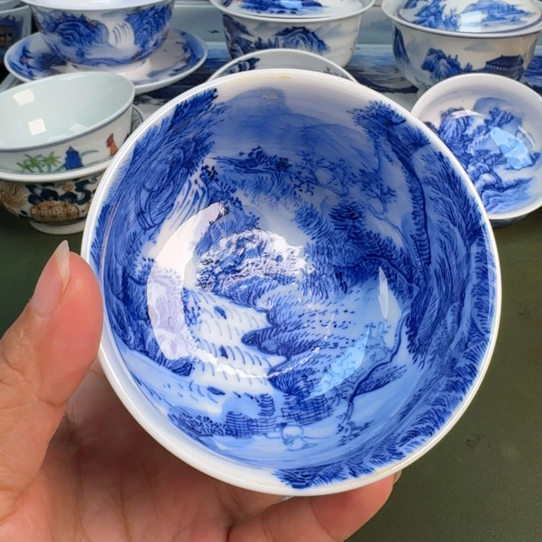 景德镇纯手绘茶具圆圆230