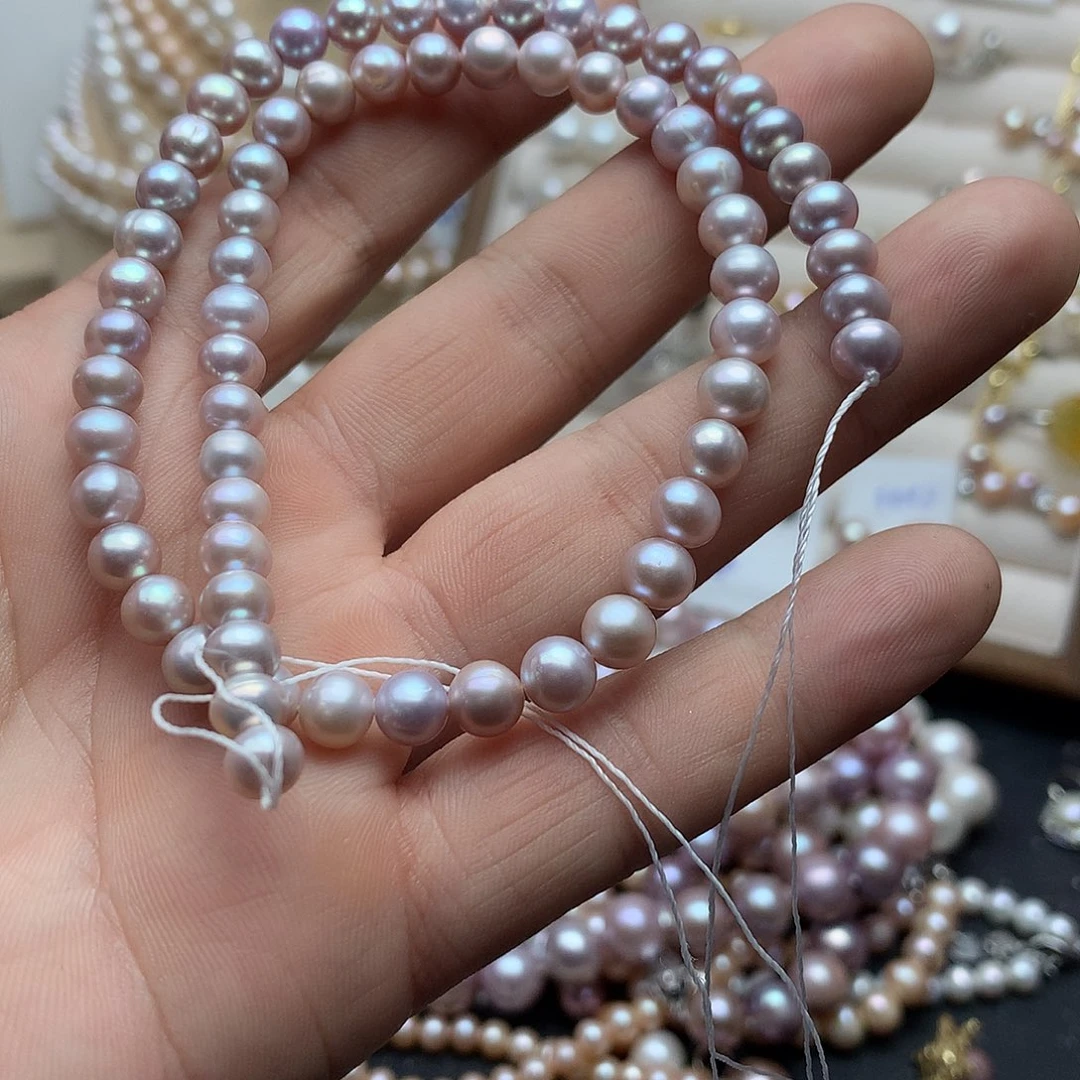 淡水珍珠7mm未镶嵌w56项链