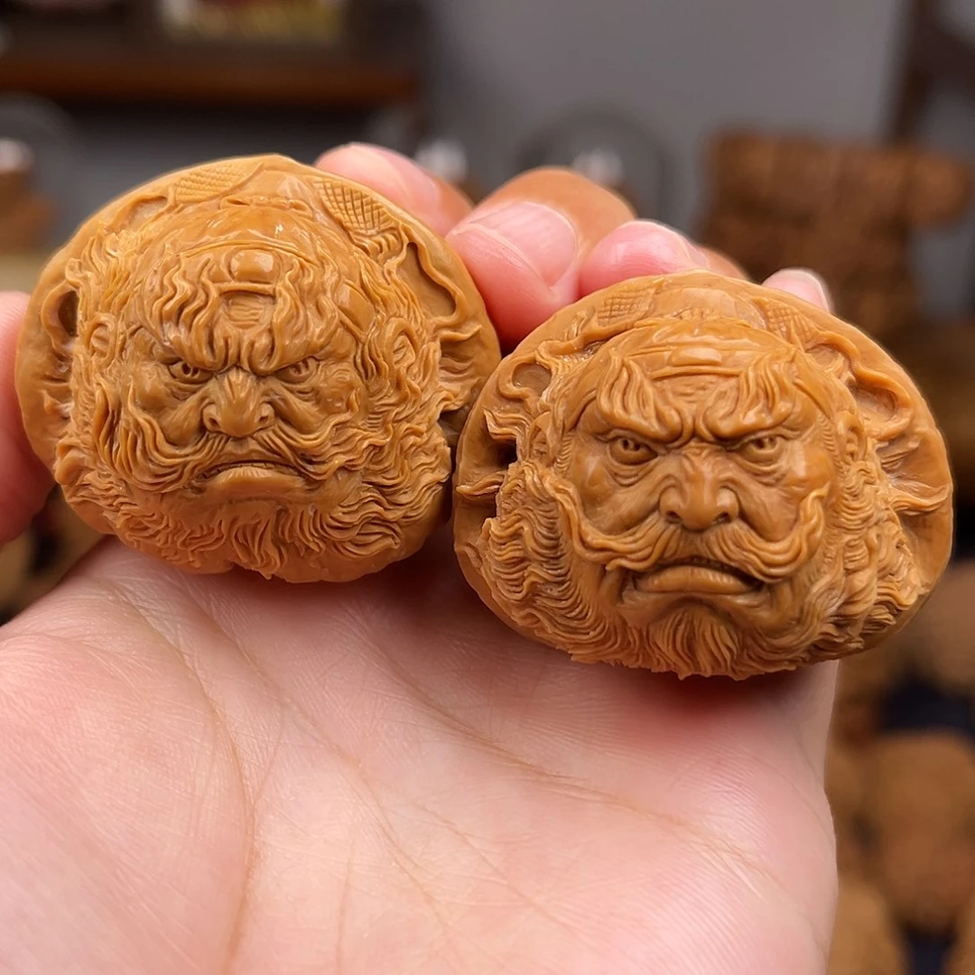 核桃手串/手链钟馗一对