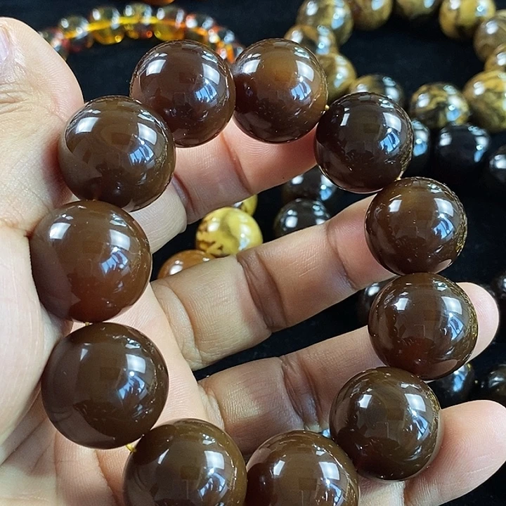 琥珀未镶嵌吊坠(不含链)