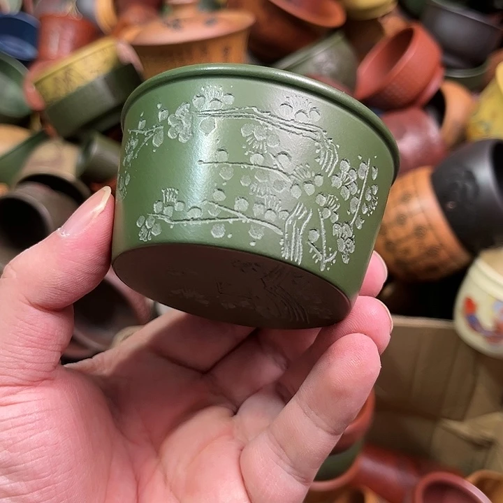 紫砂茶杯全手工紫砂主人杯