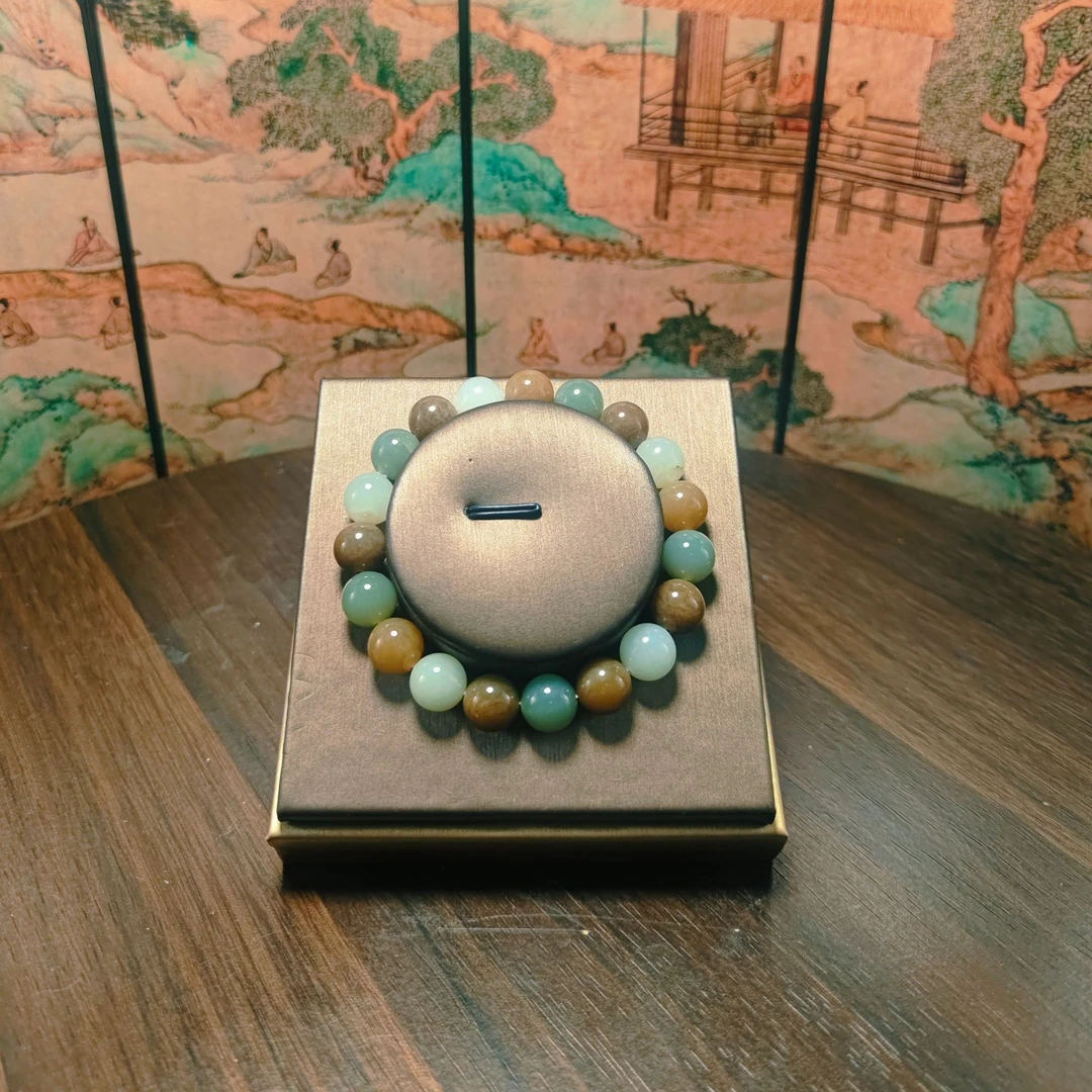 T和田玉多宝圆珠手串（卡10）0716