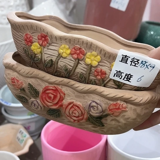 陶瓷外贸尾货多肉绿植陶瓷花盆