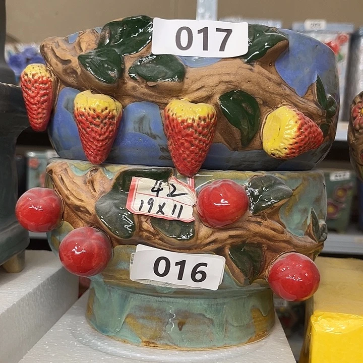 粗陶材质多肉花盆