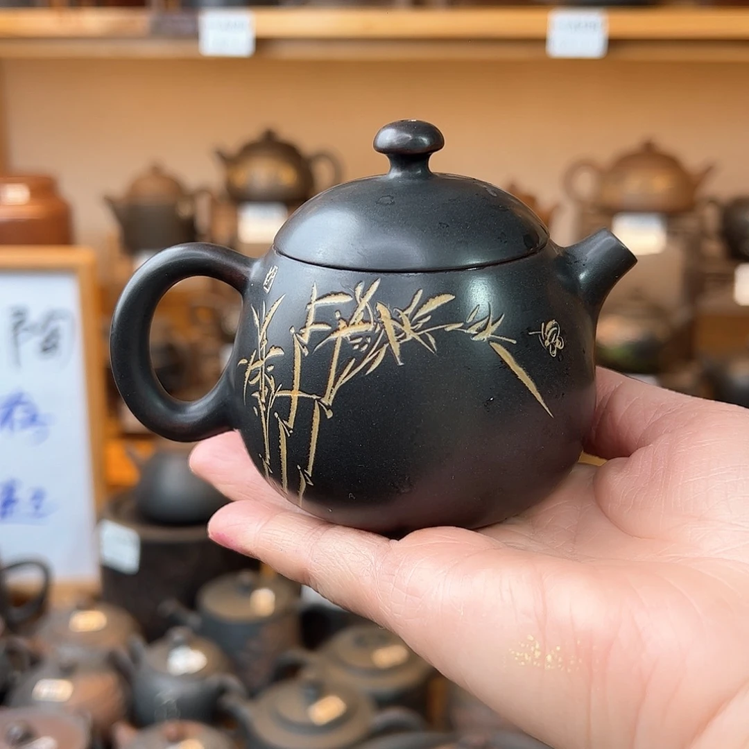 ?*笑坭兴陶茶壶家用小品瑕疵