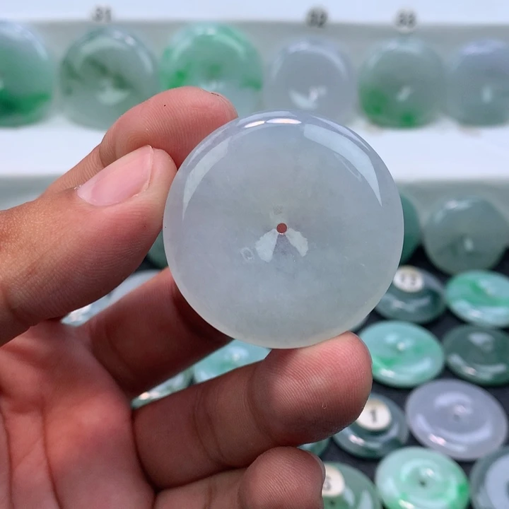 颈饰未镶嵌翡翠缅甸天然A货翡翠38.6-6.2