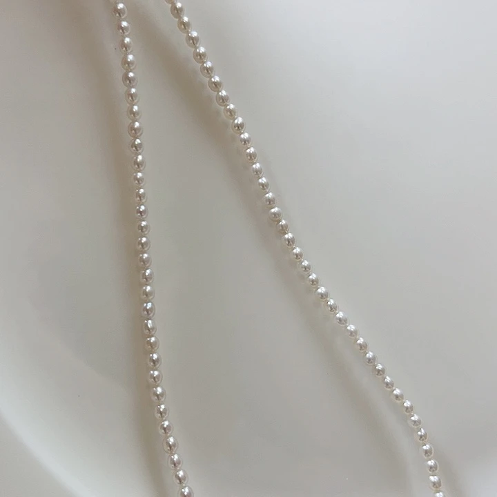 2-3米珠皮光干净淡水珍珠未镶嵌