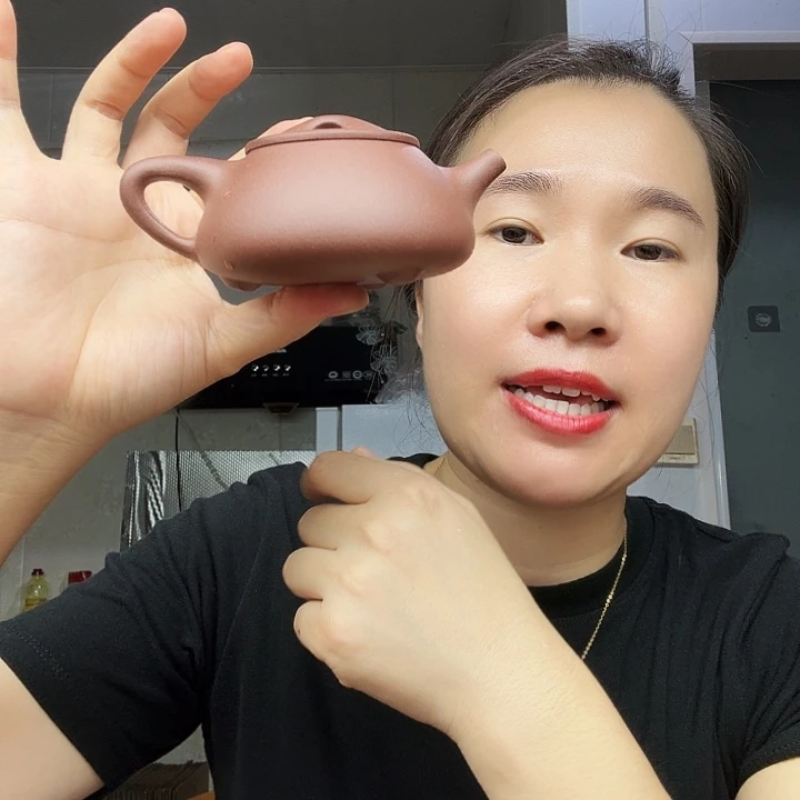 茶壶紫砂原矿半手工紫泥景州150cc