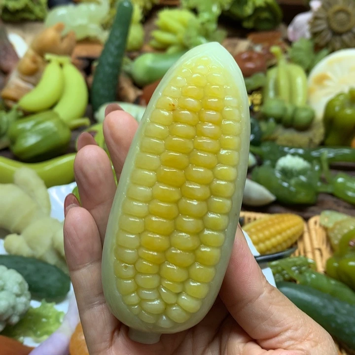 未镶嵌蛇纹石玉手把