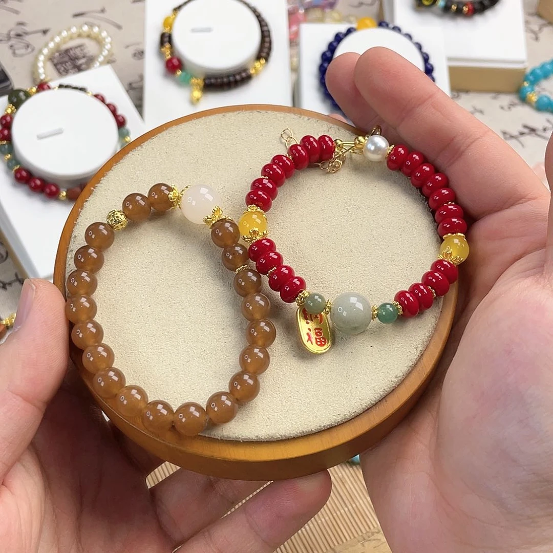 和田玉手饰银S925镀金镶嵌