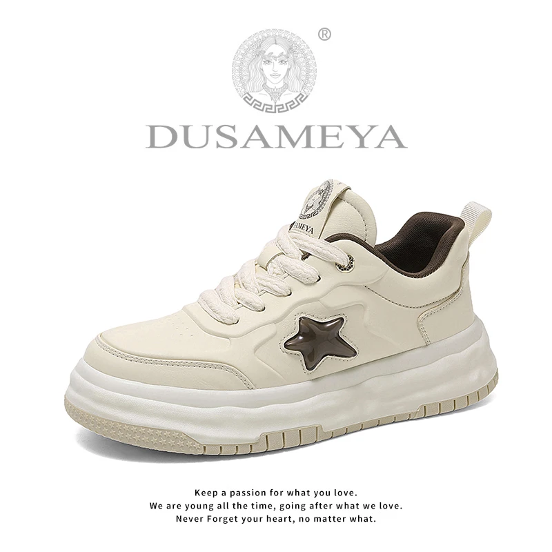 DUSAMEYA/杜莎米娅 秋冬时尚百搭情侣轻奢高端星星潮流透气休闲鞋