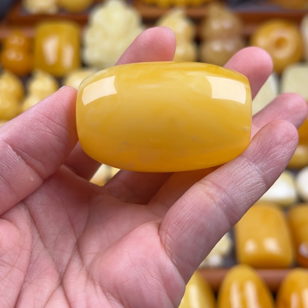 可***容琥珀未镶嵌颈饰纯天然琥珀蜜蜡无优化