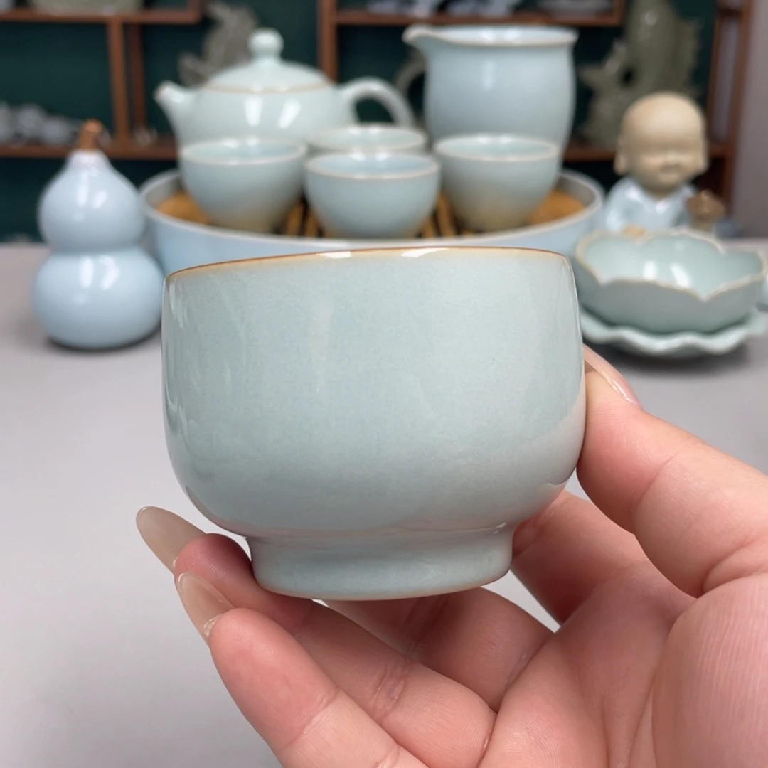 瓷赵琳老师罗汉杯带礼盒