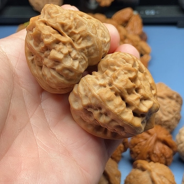 中***式把件文玩核桃三角蛙