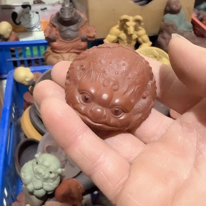 紫砂茶宠雕塑瑕疵茶宠
