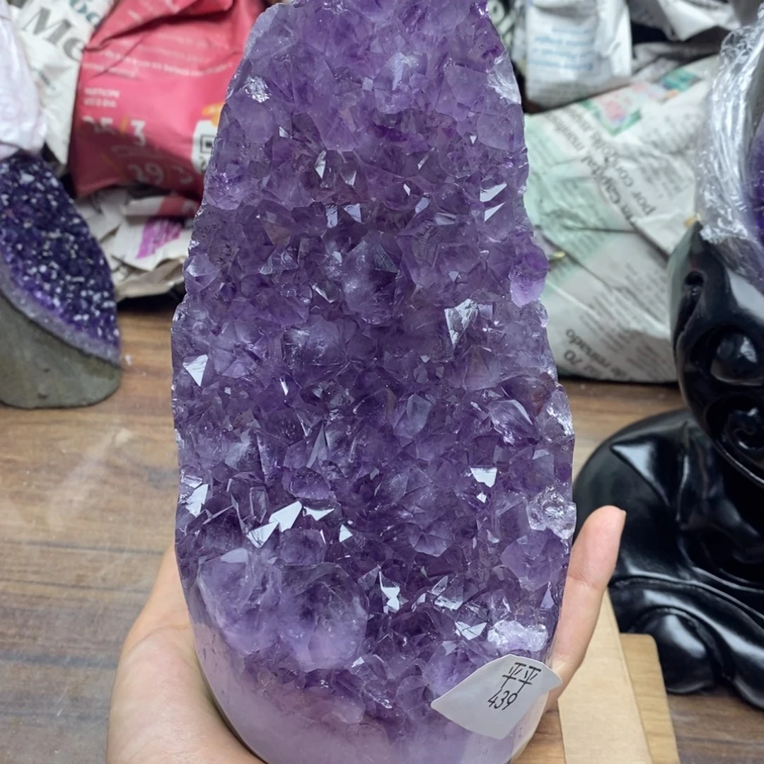紫晶珠宝半成品未镶嵌
