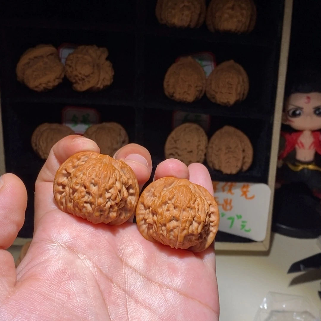 李***错文玩核桃把件39磨盘全品