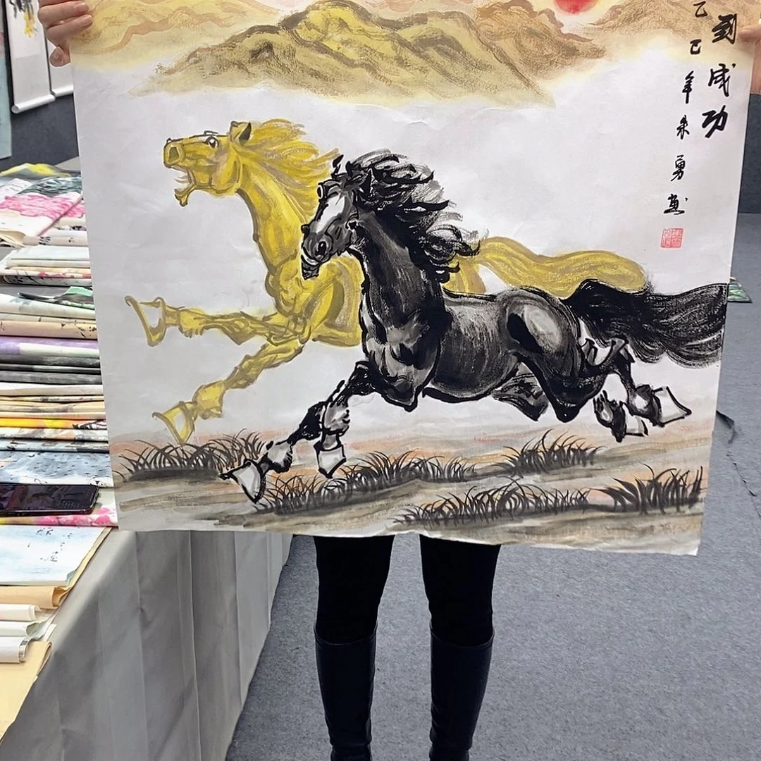 国画国画手绘作品