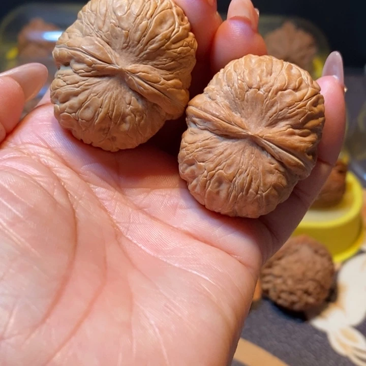 明***面吊坠文玩核桃元宝40