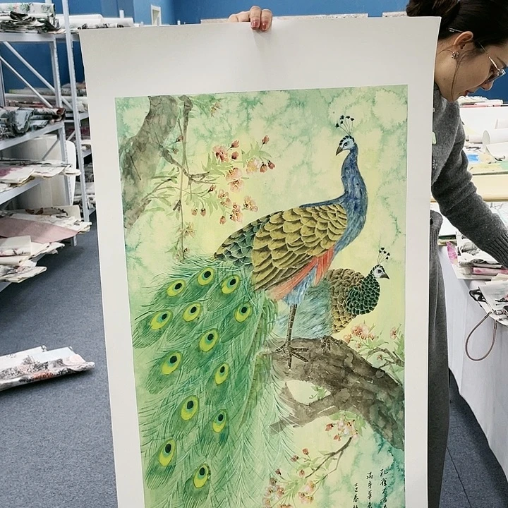 国画纯手绘国画作品鉴赏