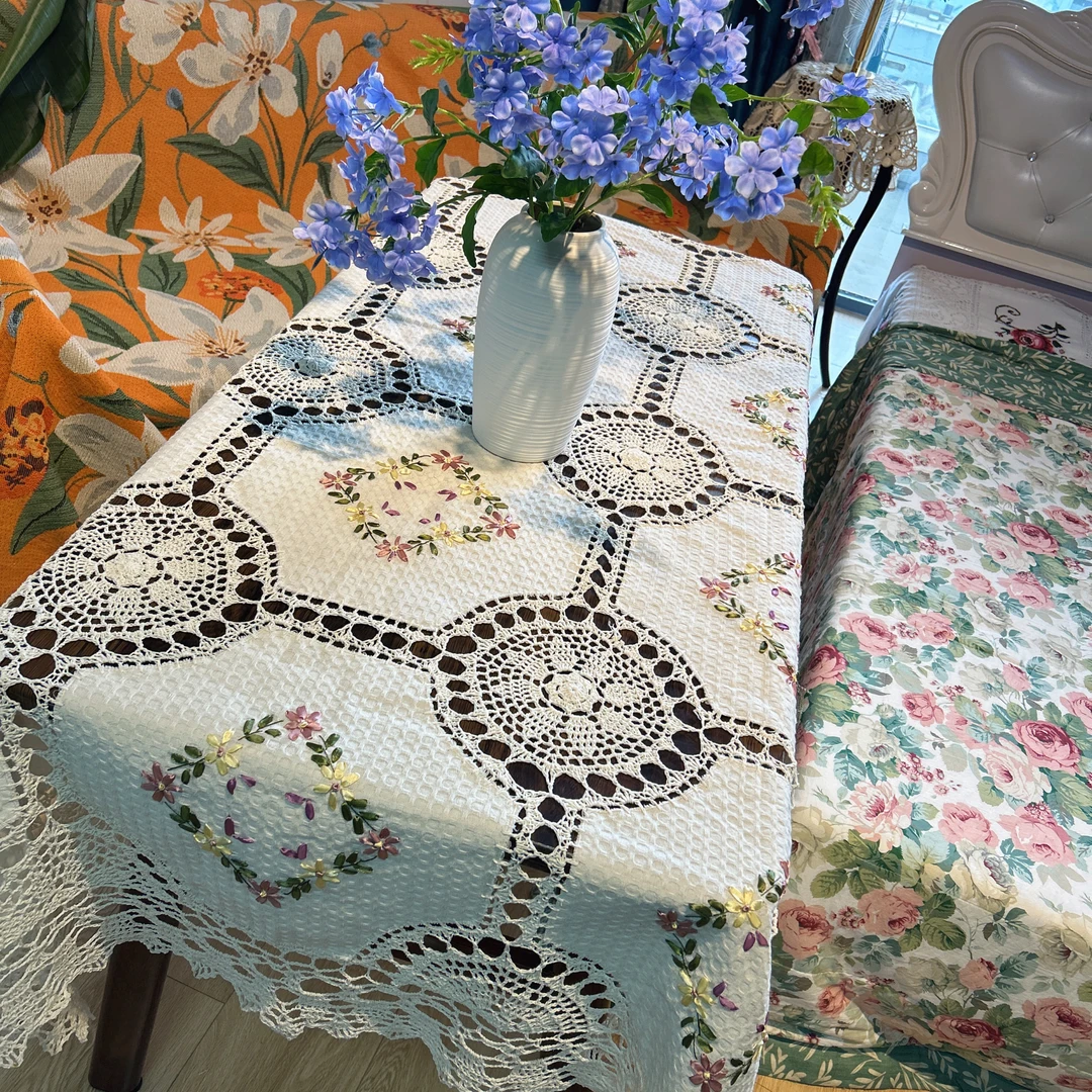 MX116-8-4棉质（150*220cm）米白色小方格丝带