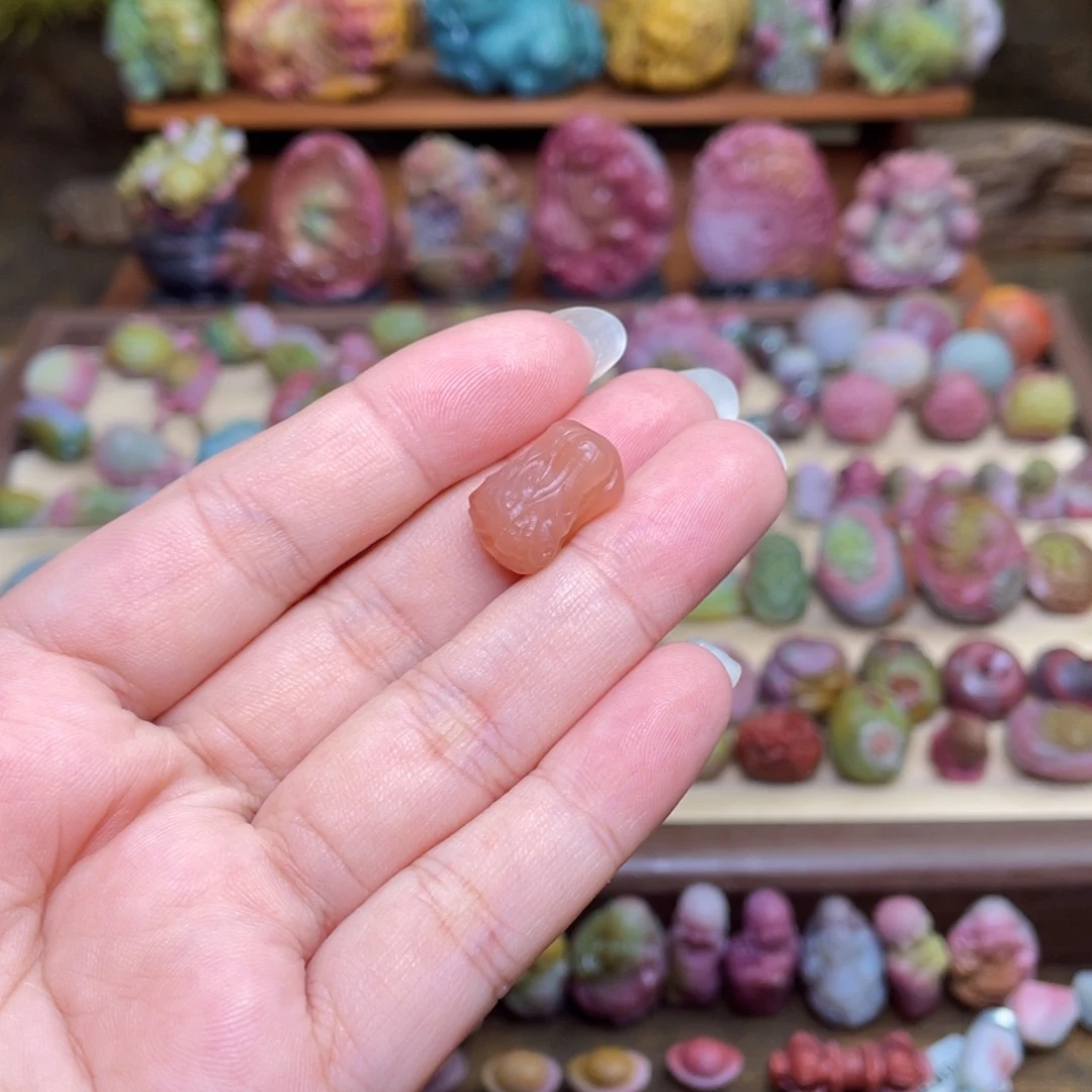 福***康玛瑙/玉髓未镶嵌珠宝半成品盐源玛瑙存100