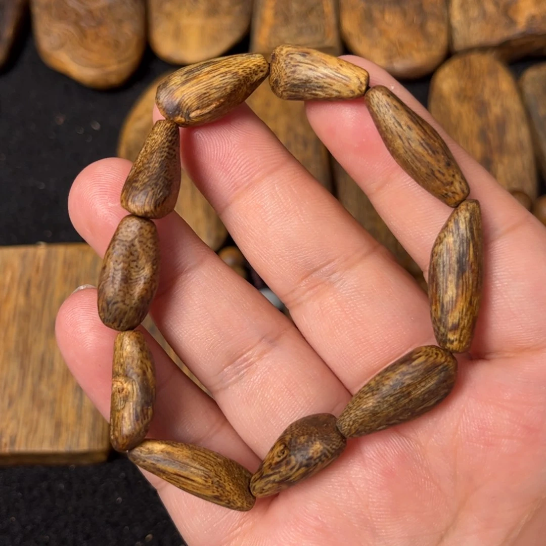 沉香手串奇楠沉香沉水浮树丁单圈手串一条（福利）