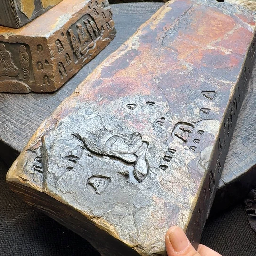 歙砚石刻干泡茶盘