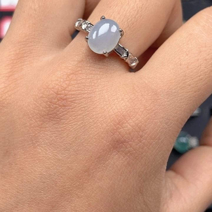 翡翠未镶嵌戒指戒指