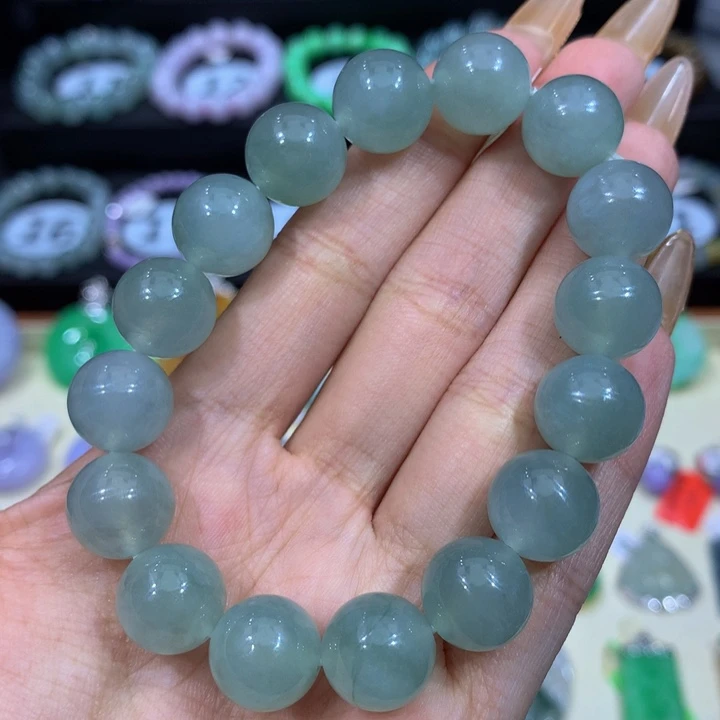 翡翠未镶嵌手链翡翠12