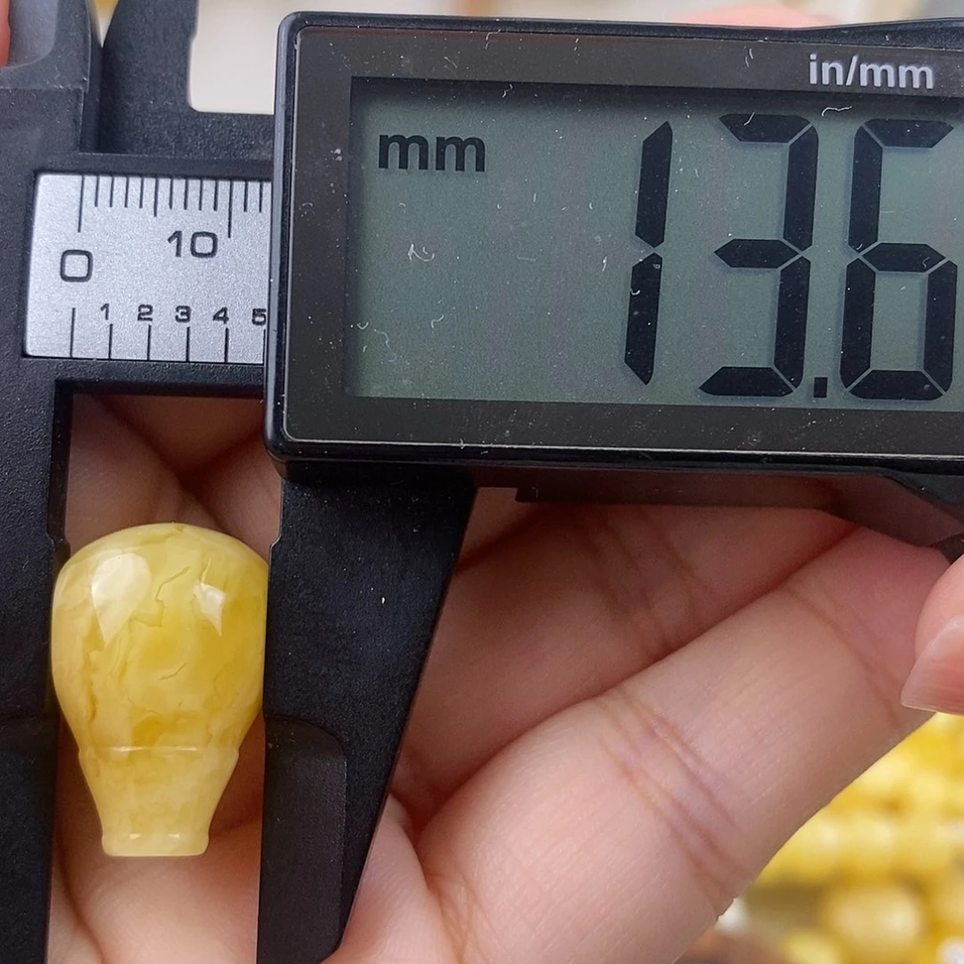 未镶嵌琥珀裸石蜜蜡三通