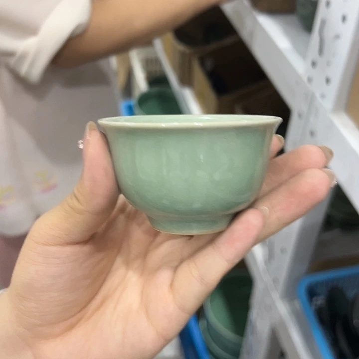 龙泉云间青瓷小米茶器