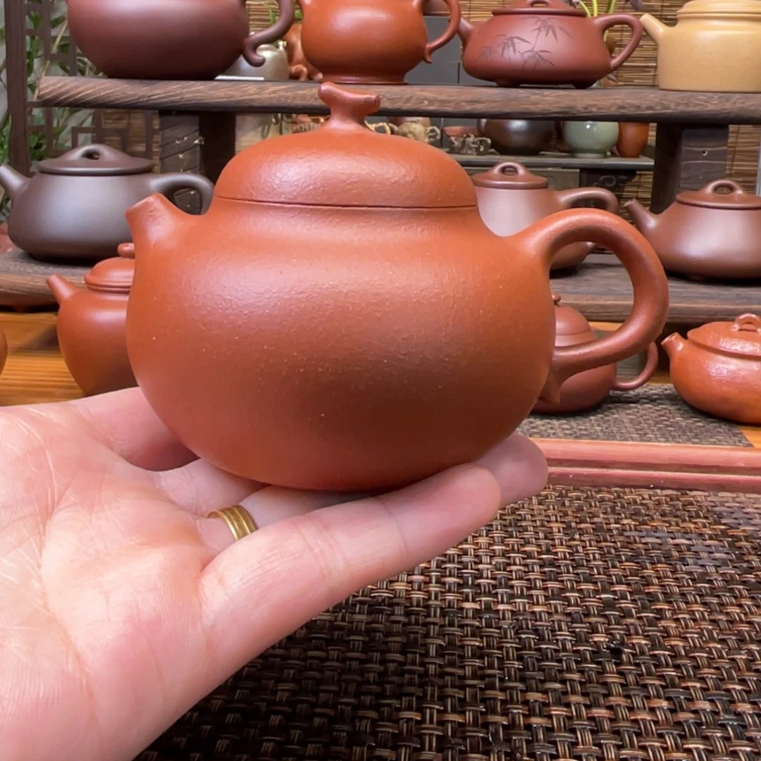 茶壶紫砂宜兴原矿紫砂手工制140