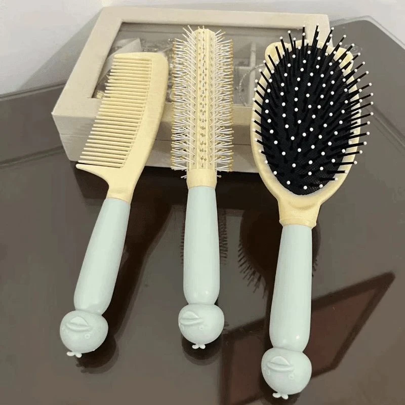 气囊梳子可爱便携学生宿舍高颜值直发家用按摩卷发气垫蓬松发梳
