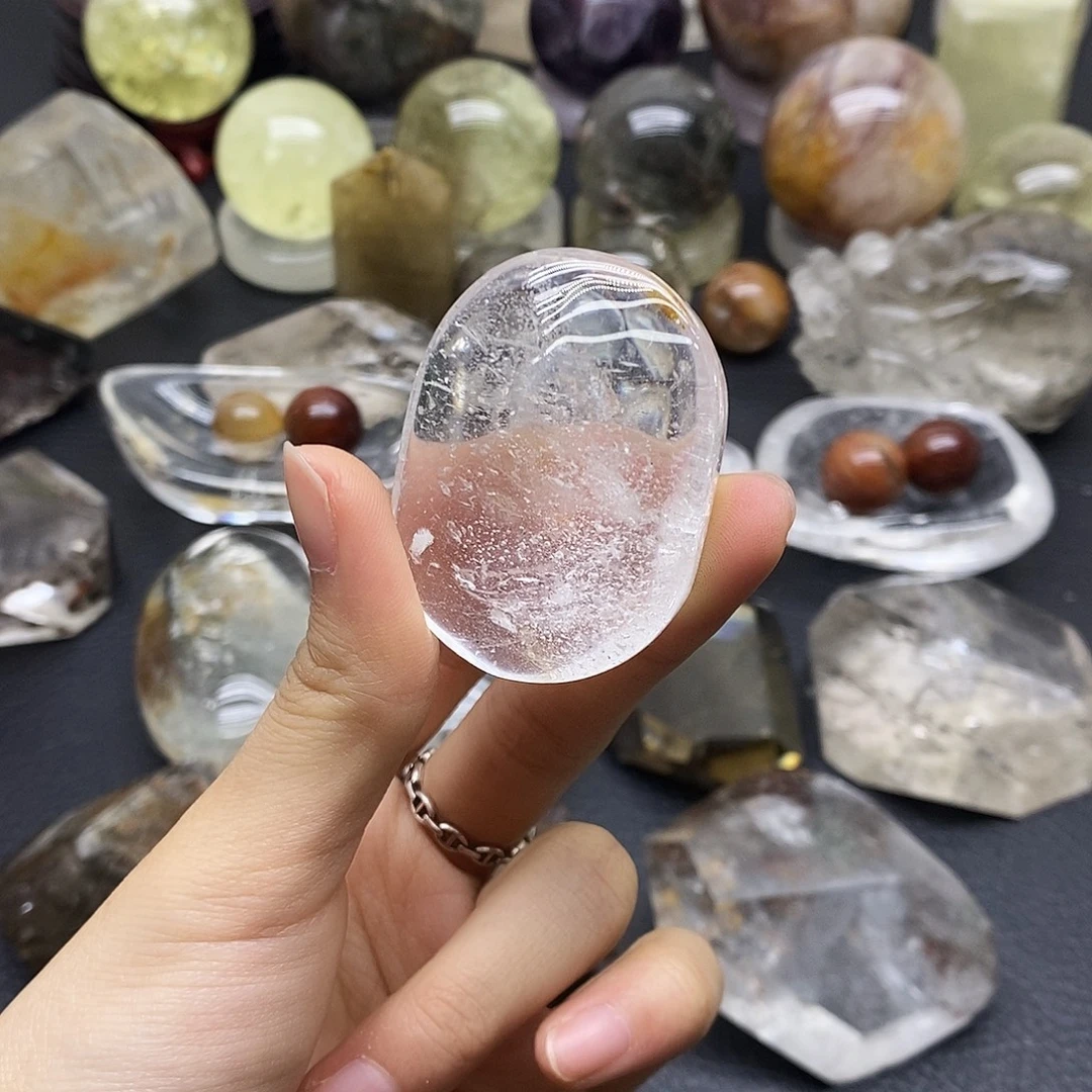 未镶嵌水晶珠宝半成品32水晶石