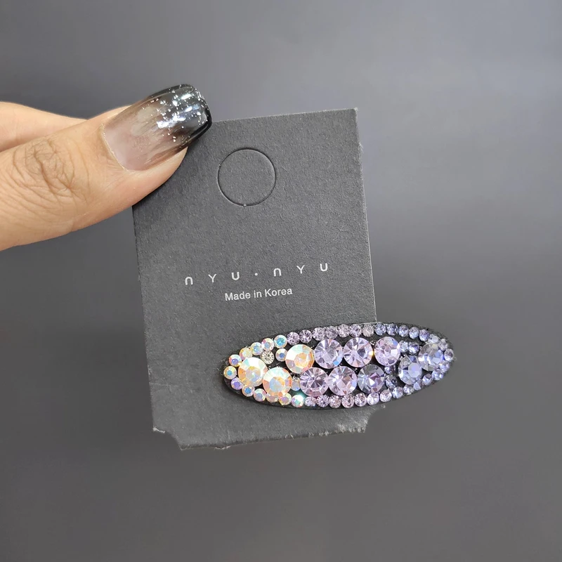 韩国s家水晶bb夹高档发夹发卡网红爆款刘海发夹韩版侧边夹碎发夹