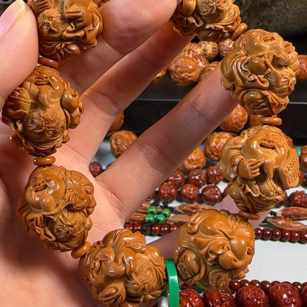 橄榄核手串/手链龙财神23大核手串