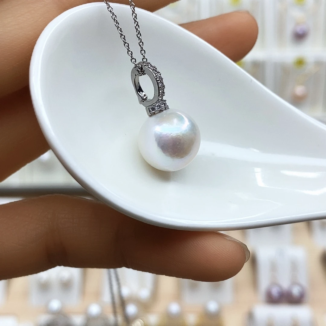 淡水珍珠颈饰合金