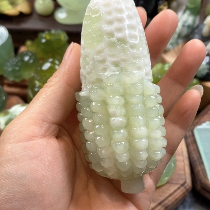 蛇纹石玉未镶嵌手把
