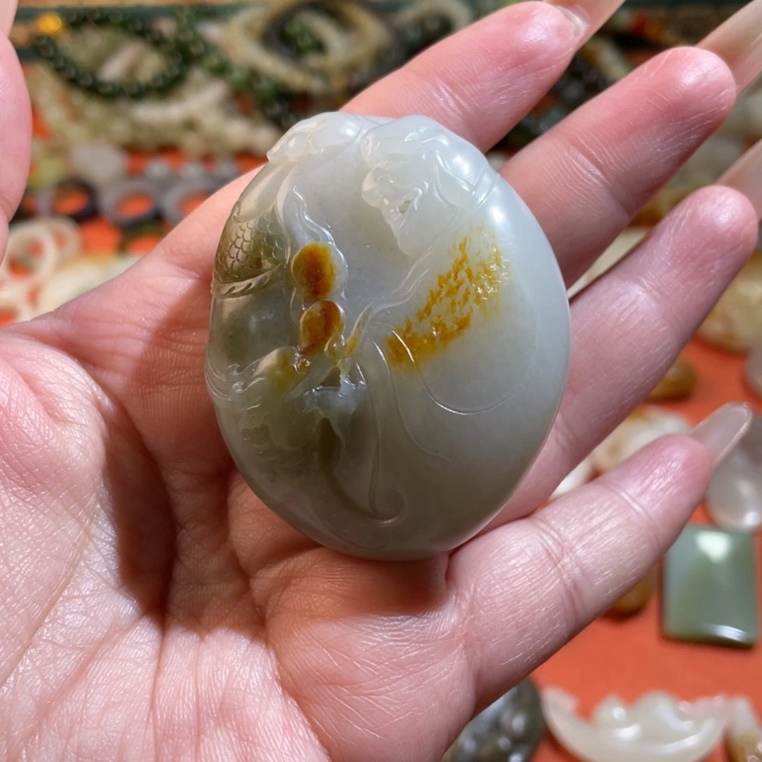 和田玉把件未镶嵌