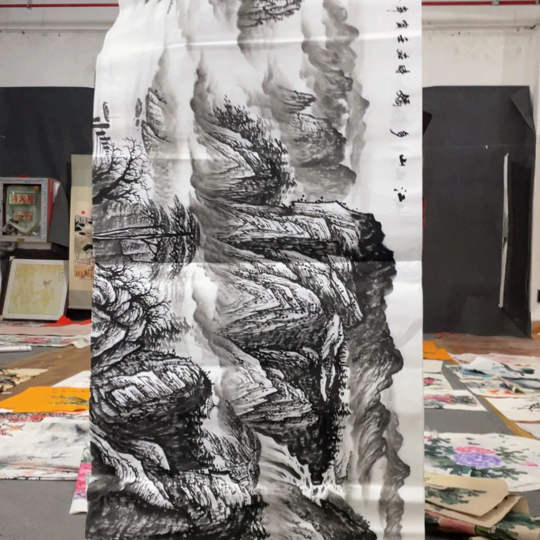 国画国画作品画心一张