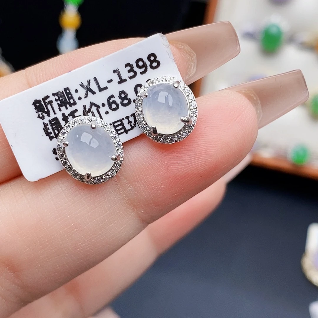 银S925镶嵌戒指翡翠2127