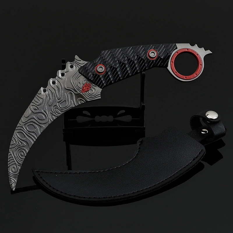 暗区周边 下弦月爪刀金属兵器模型玩具18CM