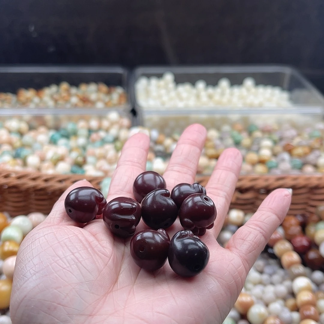 白玉菩提吊坠B/16mm/10+10颗微瑕不售后